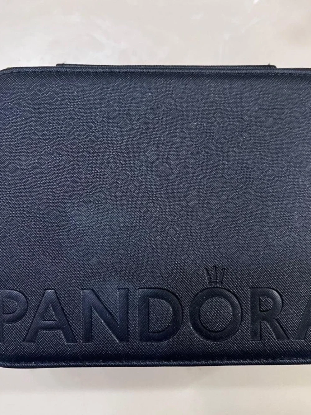 Pandora Light Pink Travel Jewelry Case with Mirror - Picture 4 of 4